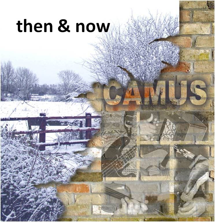 CD cover of Then & Now album by folk band Camus.