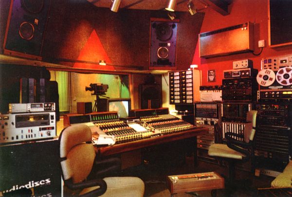 Photo of Spaceward recording studio, Cambridge.